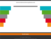Tablet Screenshot of elsenordeloscieloscapitulos.net